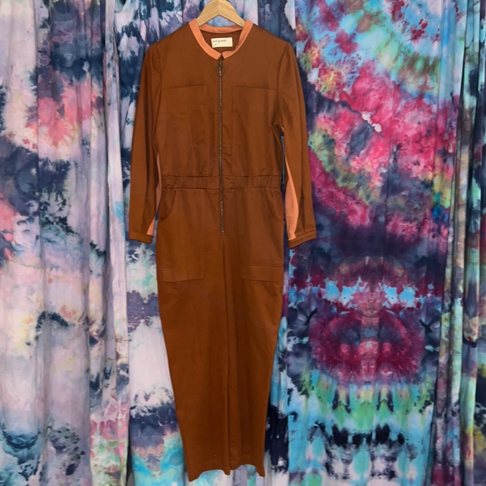 NWOT Lucy Jumpsuit: Terracotta Rose - Eve Gravel